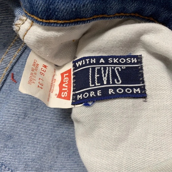 RARE 1970 Vintage Levi’s 517 "With a Skosh More Room" Straight Leg - Picture 6 of 9